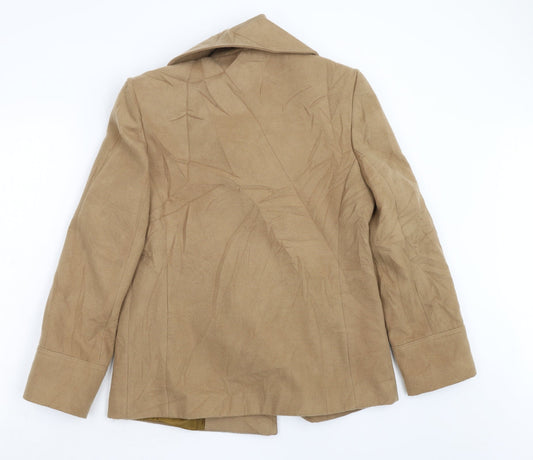 Kesta Womens Brown Overcoat Coat Size 12