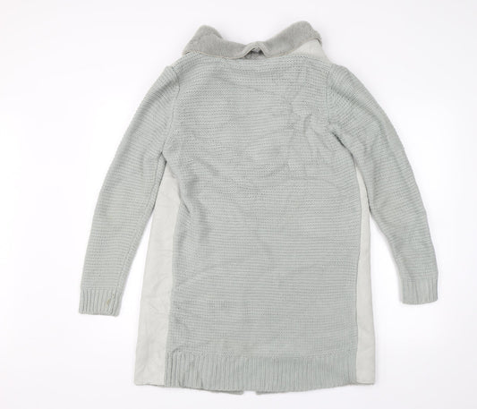 Sensations Womens Grey Jacket Coatigan Size M