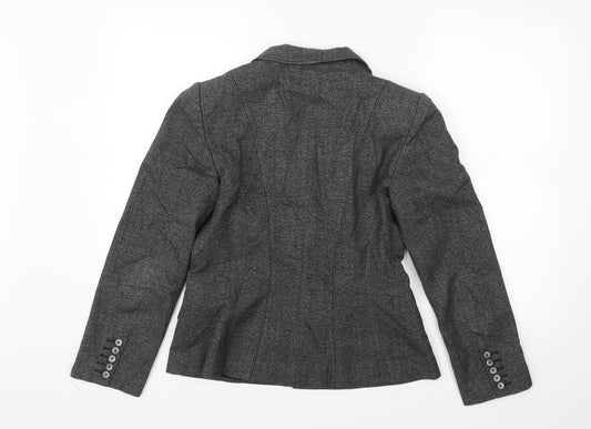 Principles Womens Grey Jacket Blazer Size 10