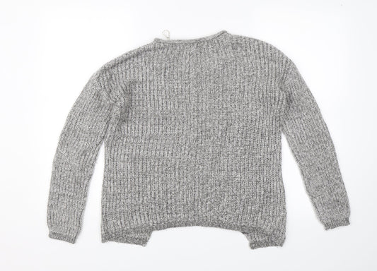 New Look Womens Grey Pullover Jumper Size 10