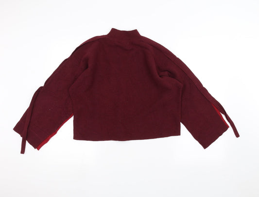 Marks and Spencer Womens Red Pullover Jumper Size 8
