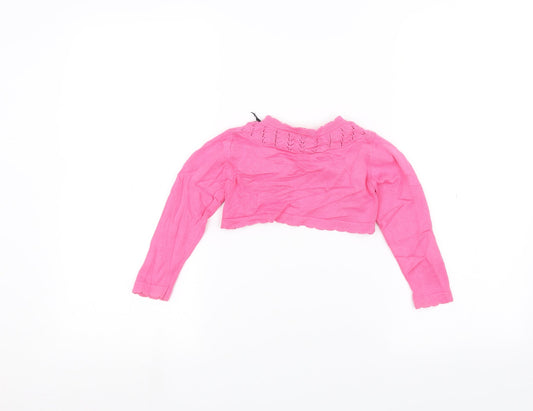 TU Baby Pink Cardigan Jumper Size 12-18 Months