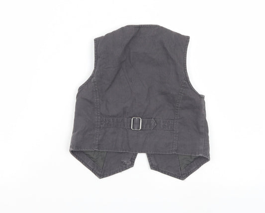 NEXT Boys Brown Denim Basic Dress Shirt Size 3 Years - Waistcoast