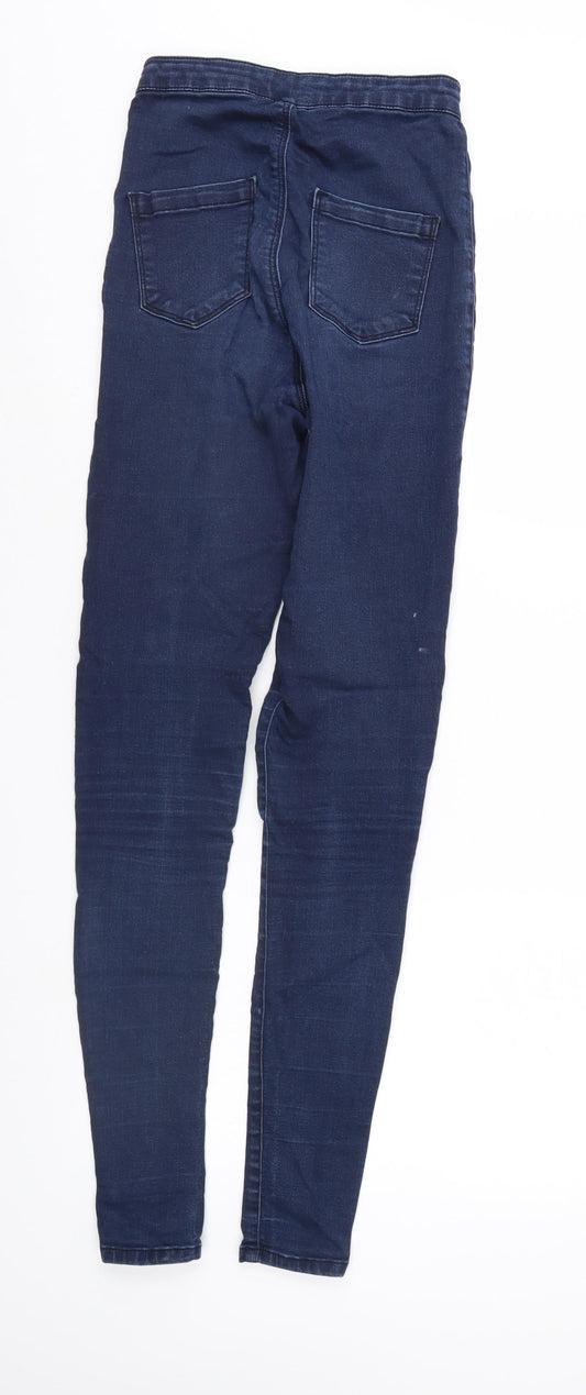 Top Shop Mens Blue Tapered Jeans Size 26 L34 in
