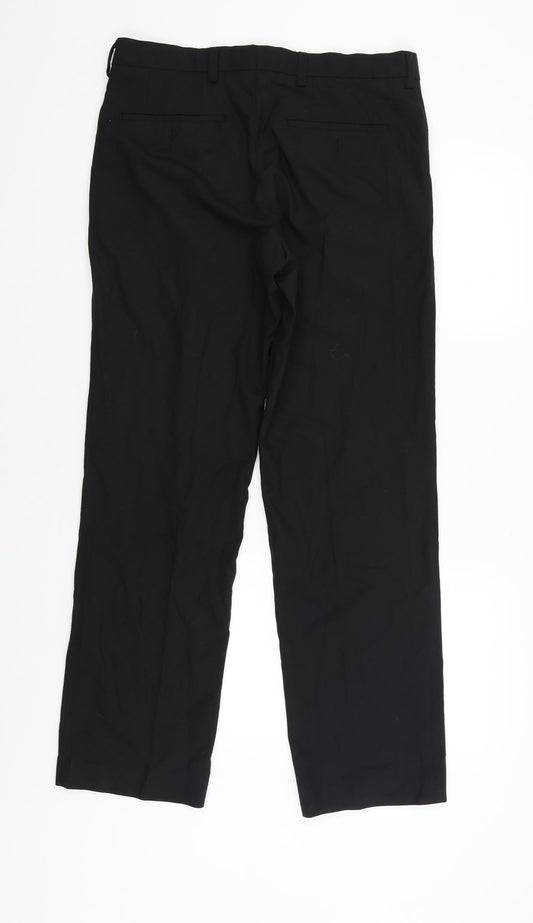 NEXT Womens Black Trousers Size 32 L31 in