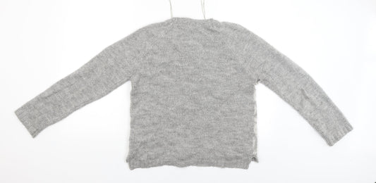 New Look Womens Grey Pullover Jumper Size 10