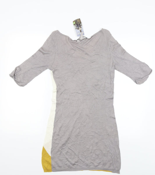 Silvian Heach Womens Grey Pullover Jumper Size M