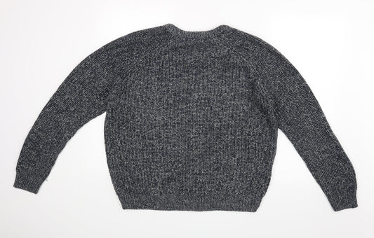P G Field Mens Blue Pullover Jumper