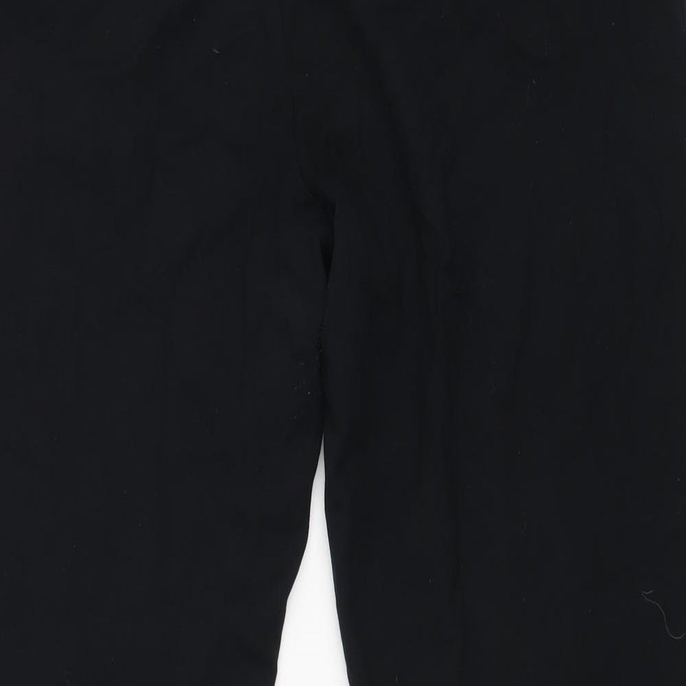m&s Womens Black Dress Pants Trousers Size 14 L25 in