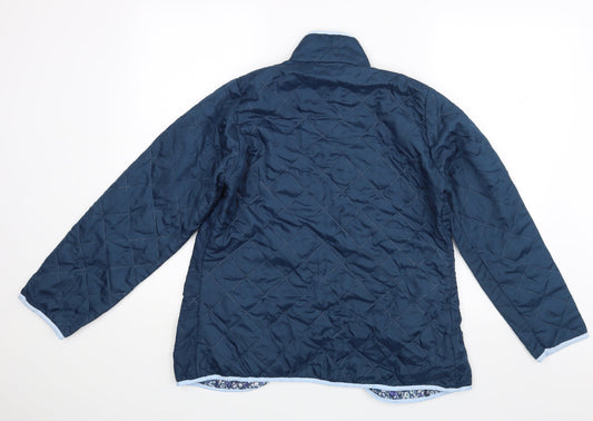 Nathalie Andersen Womens Blue Cardigan Jumper Size 10