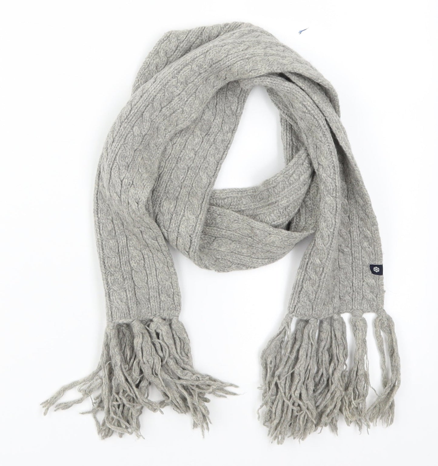 Gap Mens Grey Rectangle Scarf Scarf One Size