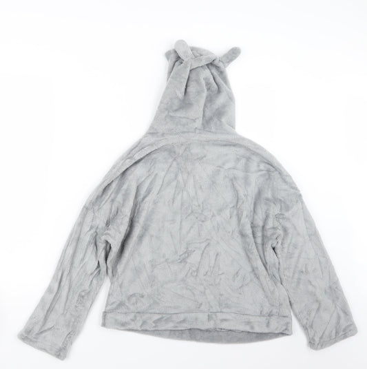 Preworn Womens Grey Pullover Hoodie Size S