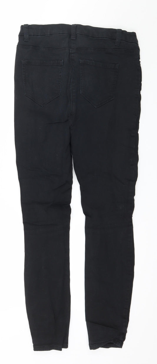 NEXT Womens Black Denim Skinny Jeans Size 12 L27 in
