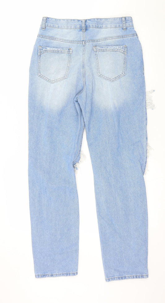 SheIn Womens Blue Denim Mom Jeans Size S L29 in