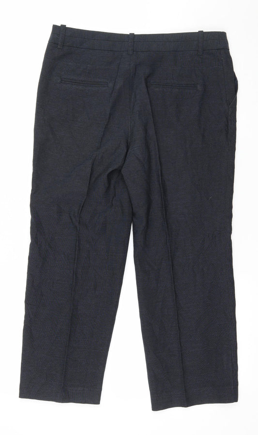 NEXT Womens Blue Trousers Size 10 L23 in