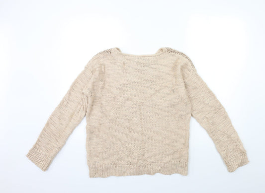 Dorothy Perkins Womens Pink Knit Pullover Jumper Size 10