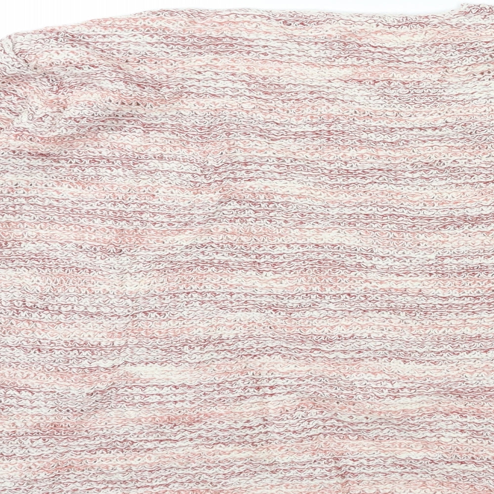 Papaya Womens Pink Knit Pullover Jumper Size M