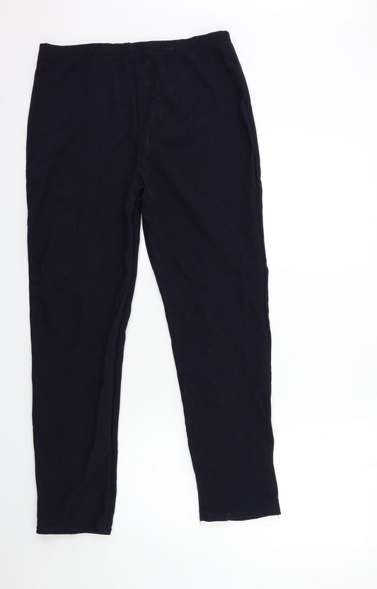 Sarah neal Womens Blue Trousers Size 18 L28 in
