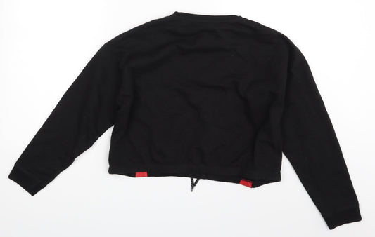 Primark Girls Black Pullover Sweatshirt Size 14-15 Years - Brooklyn