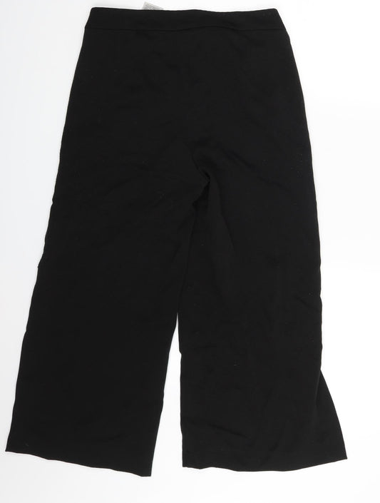 Selected Womens Black Cut-Off Shorts Size 8