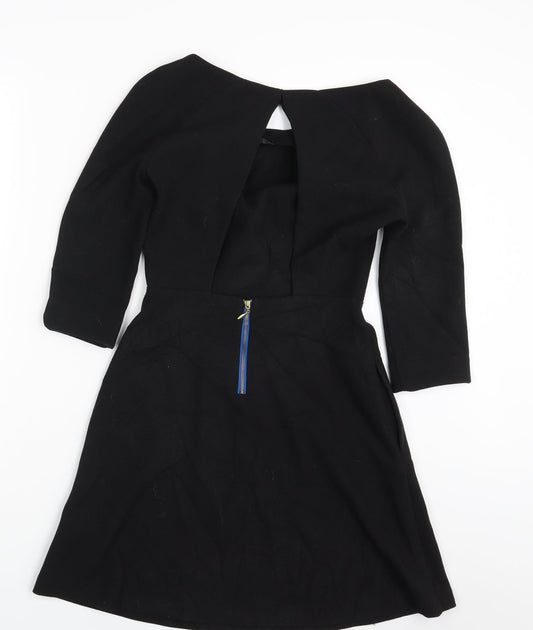 Zara Womens Black A-Line Size S