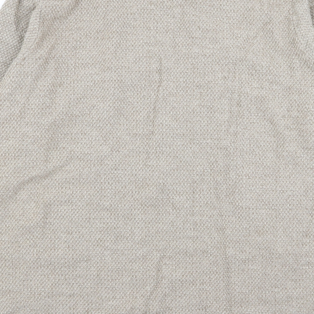 me Womens Beige Cardigan Jumper Size L