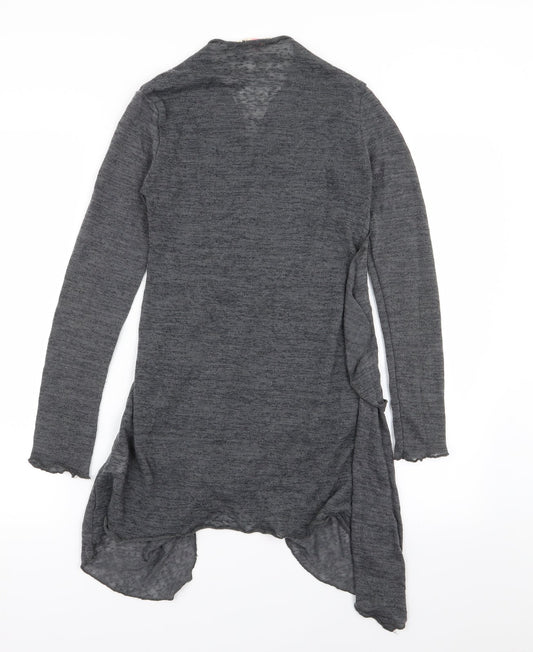 Miso Womens Grey Cardigan Jumper Size 8