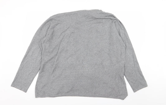 ROWLANDS Womens Grey Cardigan Jumper Size XL