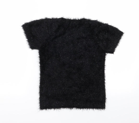 Asda George Womens Black Pullover Jumper Size 8