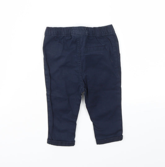 NEXT Girls Blue Capri Trousers Size 3-6 Months
