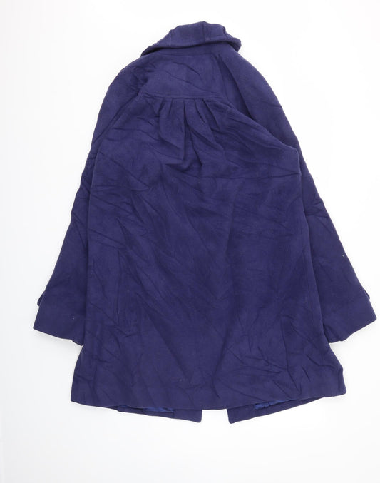 MODERNIST Womens Purple Jacket Coat Size M
