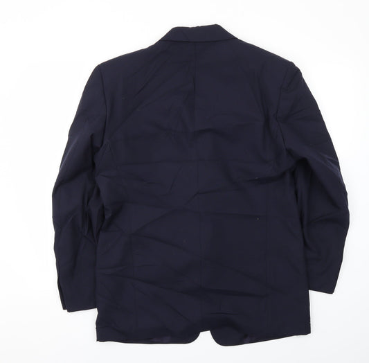 Scott Damel Mens Blue Jacket Blazer Size 40