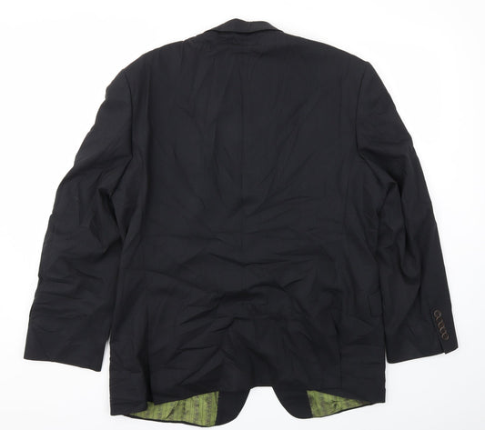 A39 Mens Black Jacket Blazer Size 44