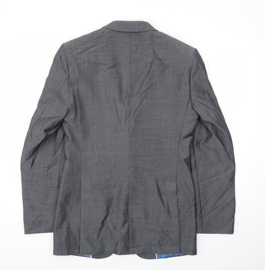 M&S Mens Grey Jacket Blazer Size 36