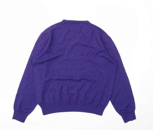 jhon lewis Mens Purple Pullover Sweatshirt Size S