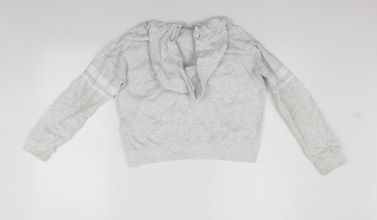 Primark Girls Grey Pullover Hoodie Size 10-11 Years