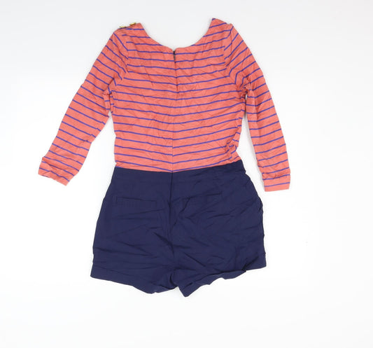 Cooperative Womens Pink Striped Jumpsuit One-Piece Size S