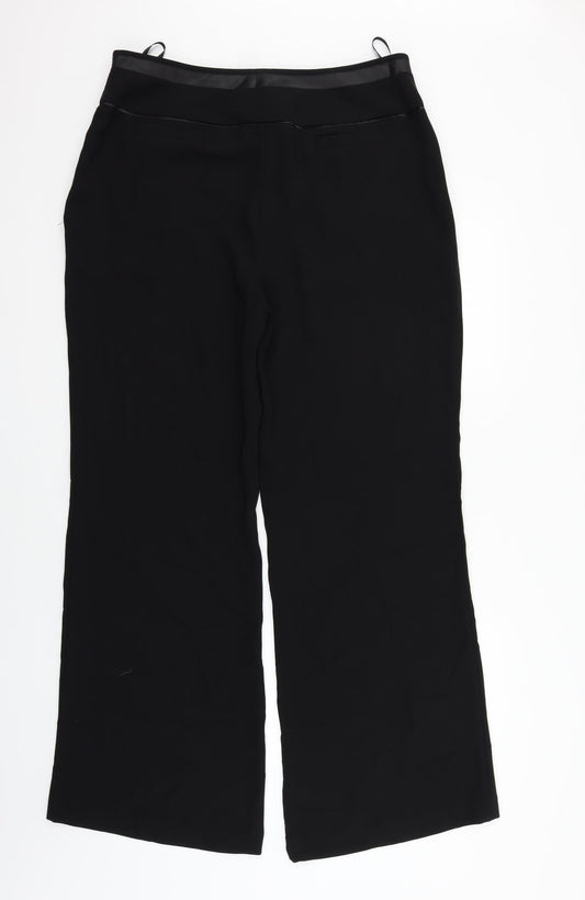 Klass Womens Black Trousers Size 14 L30 in