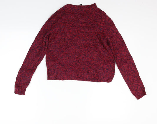 Divided Womens Red Pullover Jumper Size XS