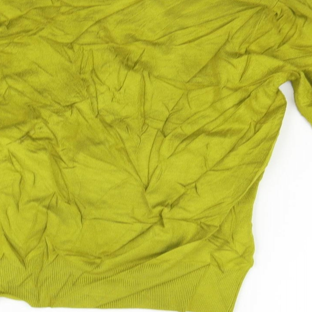 Marks and Spencer Womens Yellow Pullover Jumper Size 12
