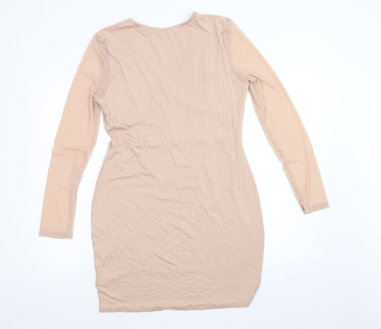 SheIn Womens Pink Bodycon Size XL