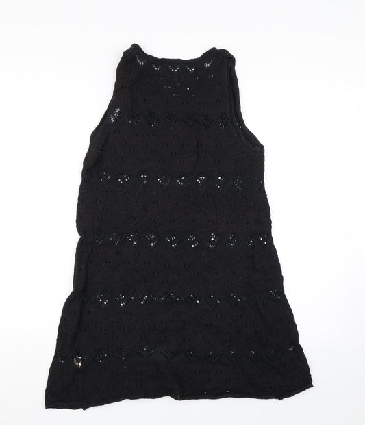 Not Shy Womens Black Tank Dress Size S