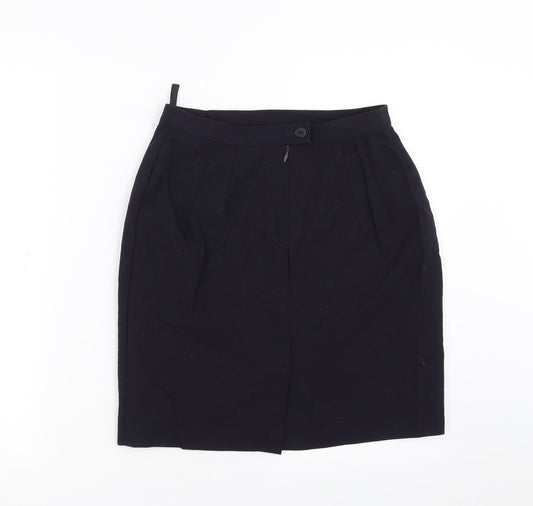 Marks and Spencer Womens Blue Straight & Pencil Skirt Size 26