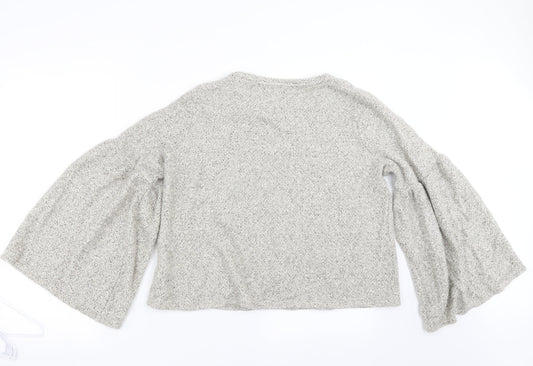 Marks and Spencer Womens Beige Pullover Jumper Size 14