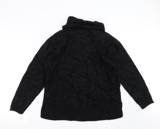 bluhm collection Womens Black Pullover Jumper Size L