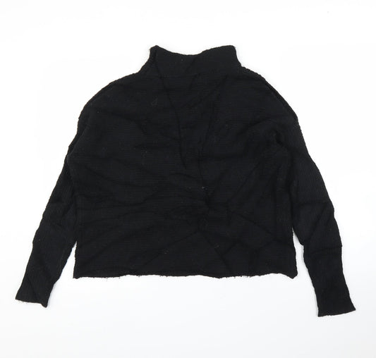 Peace and Love Womens Black Pullover Jumper Size L