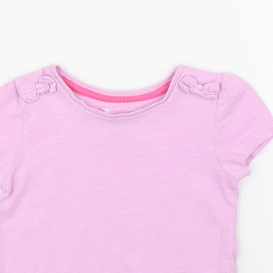 TU Girls Purple Basic T-Shirt Size 9-12 Months