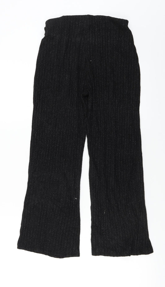 Zara Womens Black Trousers Size S L21 in