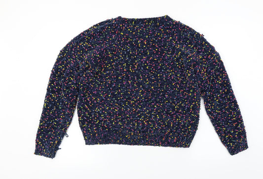 Out of the Mist Womens Blue Pullover Jumper Size S
