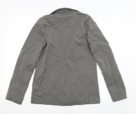Divided Womens Grey Jacket Blazer Size 8